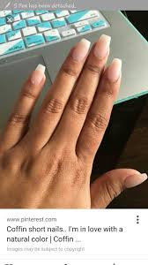 Fake nail for nail short women coffin danc nail tip coffin tip accessory harley false nail. Cute Short Coffin Nails Short Nails Ballerina Nails Trendy Nails