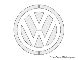 Volkswagen Logo Stencil Volkswagen Logo Free Stencils Printables Stencils