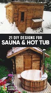 A backyard without a sauna is like a day without sunshine? 21 Inexpensive Diy Sauna And Wood Burning Hot Tub Design Ideas
