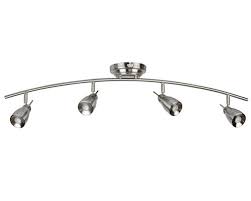 apollo ii brushed nickel 4 light led