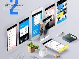 Comes in psd file with smart layers, the background color can be. Mobile Application Perspective Mockup Free Psd Download Psd