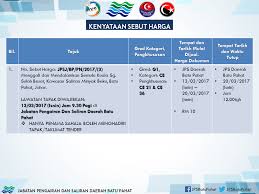 Batu pahat, also called bandar penggaram, is a town in batu pahat district, johor, malaysia. Kenyataan Sebut Harga Jps Daerah Batu Pahat Facebook