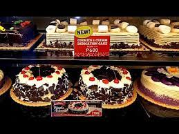 Depending on your preference, you can choose a cakes in several colors like white, red and purple. Red Ribbon New Cookies Cream Dedication Cake Jollibee Chicken Spaghetti Happy Birthday Gener Youtube
