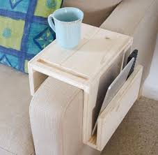 Ipad Tablet Smartphone Stand Holder Couch Table Sofa Wooden Side Table Gift For Him Boyfriend Dad Coffee Table Design Pallet Table Diy Diy Pallet Projects
