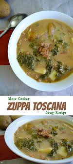 Easy Slow Cooker Zuppa Toscana Soup Recipe Check Out How Easy This Zuppa Toscana Olive Garden Copy Cat Recipe Is To Make Toscana Soup Recipes Delicious Soup