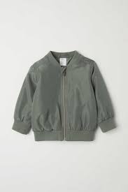 Padded Bomber Jacket Khaki Green Kids H M Us Kids Bomber Jacket Padded Bomber Jacket Boys Clothes Online