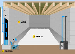 Basement waterproofing systems… easy installation! Basement Waterproofing Options Ohio State Waterproofing