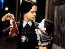 The addams family originally included (using the names assigned to them later) gomez and morticia addams, their children wednesday and pugsley, close family members uncle fester and grandmama, their butler lurch, and pugsley's pet octopus aristotle.the dimly seen thing (later a disembodied hand. Wednesday S Thanksgiving Speech In Addams Family Values Is Iconic Eater