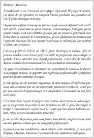 Candidature A Un Dut Gte En Alternance Un Cv Et Une Lettre Tres Apprecies L Etudiant