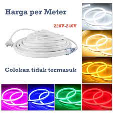 Lampu tl neon t5 led 18w 120cm tube warna warni: Lampu Led Neon Flex 220v Ac Flexible Sign Led Strip Selang Neonflex 8w Terbaru Agustus 2021 Harga Murah Kualitas Terjamin Blibli