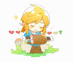 Legend Of Zelda Breath Of The Wild Art Link Eating Food Legend Of Zelda Legend Of Zelda Breath Legend