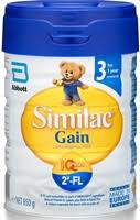 Similac Gain Now With 2 Fl