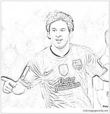 Free printable messi coloring pages. Lionel Messi Image 4 Coloring Pages Soccer Players Coloring Pages Free Printable Coloring Pages Online