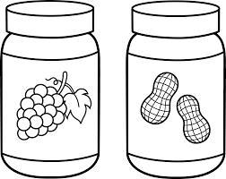 Giant Jam Sandwich Coloring Pages Peanut Butter Jelly Time Free Clip Art Coloring Pages