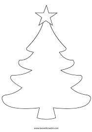 Arbol De Navidad Para Colorear Para Niños