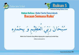 Rukun Solat Yang Wajib Dilaksanakan Ketika Solat Fardhu Dan Sunat