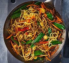 Pork Noodle Stir Fry Recipe Bbc Good Food Bbc Good Food Recipes Pork Noodles Pork Mince Recipes