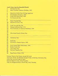 April Holidays Weird Holidays Daily Holidays Months In A Year