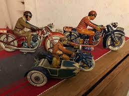 Tippco Motorrad Motorcycle 1930s Tin Toy Germany Tin Toys Toy Motorcycle Vintage Toys