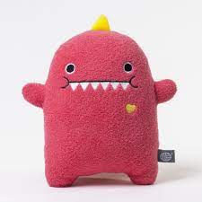 Noodoll Pink Dino 17 50 A Hungry Pink Dinosaur With A Happy Disposition Dinosaur Plush Unique Toys Cute Toys