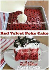 Red Velvet Poke Cake Recipe Desserts Cake Recipes Eat Dessert