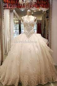 Ball Gown Strapless Organza Heavy Crystal Lace Applique Beads Wedding Dress Bridal Gown Wedding Gown Dresses For Women Vintage Dresses From Idobridaldress 333 Luxury Wedding Dress Ball Gown Wedding Dress Ball