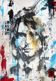 Pin By Kreative Liebe On Individual Art Nirvana Art Art Kurt Cobain Art
