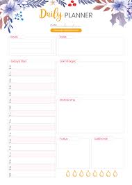 Is there a free printable calendar for 2021? Free Printable Daily Planner For 2021 Templates