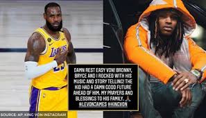 How tall was king von. Lebron James Mourns King Von S Shock Murder Admits Family Members Loved Rapper S Music