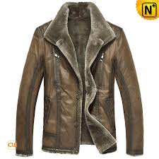 Men S Warm Designer True Fur Lined Cowhide Leather Jacket Cw819427 1218 89 Www Cwmalls Com Leather Jacket Jackets Men Fashion Leather Jacket Men