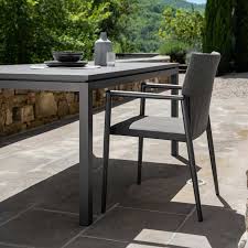 Extending outdoor dining table and chairs. Talenti Adam Extending Dining Table Tattahome