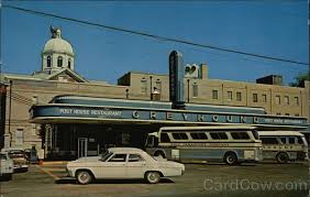 Greyhound Bus Station And Post House Restaurant Bus Station Bus Greyhound Bus