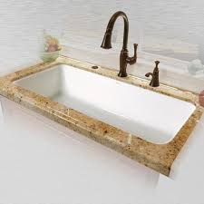 Our range of single bowl, 1.5 bowl and double bowl options will suit all manner kitchen sink units. Ceco Vilano Undermount 43 Cast Iron Single Bowl Kitchen Sink At Menards