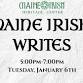 Maine Irish Writes: January event image