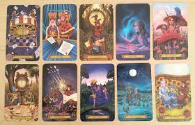 Digital access literary tarot deck Tarot In Wonderland By Barbara Moore And Eugene Smith Benebell Wen