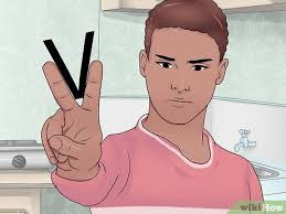 Did you know that the fingers and thumb equal same amount of. 3 Ways To Do The Peace Sign Wikihow