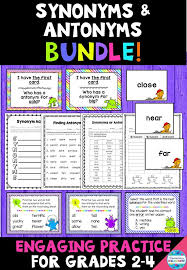 Synonyms And Antonyms Bundle Synonyms And Antonyms Antonyms Synonym