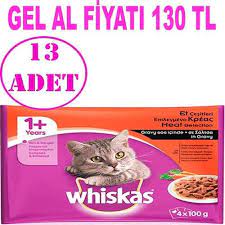 whiskas sigir etli pouch kedi mamasi 4 x 100 gr 13 ad kedi amazonlar kus yemi