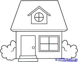 How To Draw A House House Drawing For Kids Art Drawings For Kids Simple House Drawing
