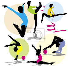 Apesar de a ginástica rítmica contar com cinco materiais para as apresentações (corda, arco, bola, maças e cinta), apenas quatro podem ser escolhidos para a disputa das olimpíadas. Der Satz Von Silhouette Clown Fototapete Fototapeten Kerl Lachen Jonglieren Myloview De