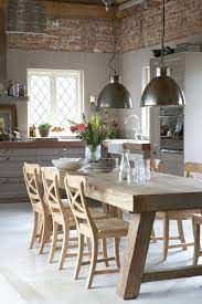 It also adds a touch of the natural with materials such as stone, glass, clay and wood being frequently used for rustic furniture. Country Style Kitchen Kitchen Rustic Kitchen Rustic Kitchen Design Dining Room Design