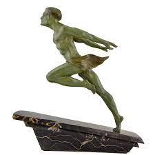 It's like an art deco illustration given more. Art And Statues For Sale Statues And Figurines Art Deco Collection
