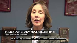 Suffolk County Police Commissioner Geraldine Hart reflects