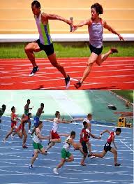 In its third year, this popular relay race winds 190 miles through 30 towns and communities in massachusetts. Relay Race Track Event Relay Races Track Event Running Pose