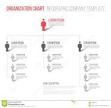 minimalist hierarchy 3d chart stock vector illustration of