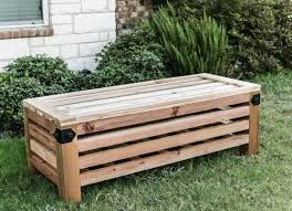 Simple and sturdy diy potting table. Diy Outdoor Benches With Free Plans Jaime Costiglio
