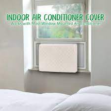 4.5 out of 5 stars. Air Conditioner Parts Accessories Medium Beige Forestchill Indoor Air Conditioner Cover 25 L X 17 H X 4 D Inches Double Layer Insulation Inside Window Ac Unit Covers Accessories