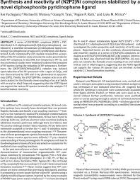 Boulevard es una novela romántica escrita por. Synthesis And Reactivity Of N2p2 Ni Complexes Stabilized By A Novel Diphosphonite Pyridinophane Ligand Organometallic Chemistry Chemrxiv Cambridge Open Engage