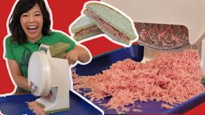 By the late 19th century, the use of heavy meat sauces on pasta was common on feast days and sundays only with the wealthier classes of the newly unified italy, given the expense of meat. Making Old Fashioned Bologna Salad With A Giant Thrift Store Grater Popeil S Kitchen Magician Youtube
