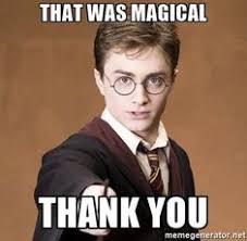 101 Funny Thank You Memes To Say Thanks For A Job Well Done Harry Potter Birthday Meme Thank You Memes Happy Birthday Harry Potter